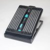Zestaw 3-funkcyjna grzechotka (L-N-P) + 24 długich wkrętaków (12x2) 160mm SD-9824