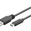 Tcab-255 Kabel Usb 3.0 Usb A Wtyk, Usb C Wtyk 2M Czarny