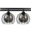 Lampa sufitowa nowoczesna 4xE27 STIGMA BLACK