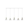 Lampa Wisząca Hermanos V White/Solid Brass 8033 Nowodvorski Lighting
