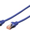 Kabel krosowy DIGITUS Professional CAT 6 S-FTP, LSZH, AWG 27/7, skrętka, dł. 5 m, niebieski