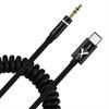 Przyłącze AUX USB typ C wtyk - 3,5mm wtyk stereo 1,5m czarny