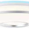 Lampa sufitowa LED Brilliant Visitation G97043/58 24 W 2000 lm biały, srebrny