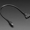 Panel Mount Extension USB Cable - Mini B Male to Mini B Female