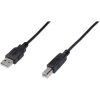 Digitus AK-300130-010-S USB 2.0 Cable Black 1.00m USB-A to USB-Mini-B