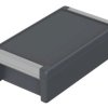 Aluminum enclosure, (L x W x H) 299 x 173 x 90 mm, graphite gray (RAL 7024), IP69K, 00126334