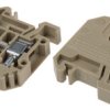 Kostka zaciskowa na szynie DIN RS PRO poziomy: Pojedynczy 22 → 10AWG raster: 6mm 40A 500 V