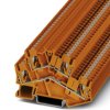 Double level terminal, push-in connection, 0.14-4.0 mm², 4 pole, 22 A, 6 kV, orange, 3209605
