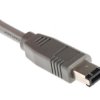 Kabel FireWire, dł.: 2m, Szary, Ekranowane