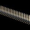 2 x 40-pin SMD header, straight, pitch 2.54