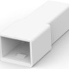 Insulating housing for 6.35 mm, 1 pole, PA, UL 94V-2, natural, 2-180916-0