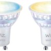 Żarówka LED WiZ 8720169076709 GU10 4.7 W 345 lm ciepła biel światła dziennego 2 szt.