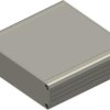 Aluminum enclosure, (L x W x H) 100 x 105 x 30 mm, natural, 10023238