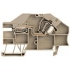 Installation terminal block, spring balancer connection, 0.5-4.0 mm², 1 pole, 32 A, 4 kV, dark beige, 1778080000