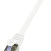 kabel LAN LogiLink CQ3031S, 1 szt., RJ45, CAT 6a, S/FTP, 1.00 m, biały