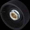 Rotary knob, 6 mm, plastic, black, Ø 33 mm, H 14 mm, B8033069