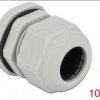 60223 Cable Gland, PG21, 10 pieces, grey