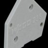 236-100 End plate, grey