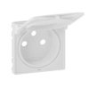 VALENA LIFE Plakietka gniazda z uziemieniem ip21 biała 754860 LEGRAND