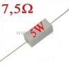Rezystor cermetowy 7,5 Ohm 5W