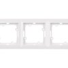 OPAL Ramka potrójna biała Ra-3Op