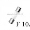 10A bezpiecznik szklany szybki 5x20mm