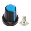 6mm Potentiometer Knob 15x17mm - Blue