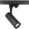 Lampa do systemu szynowego, wysokonapięciowego Deko Light Lucea 10 LED wbudowany na stałe 10 W LED czarny głęboki (ral 9