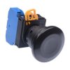 YW1B-M4E10B Black 22mm Mushroom Momentary Push Button Switch NO IP65 IDEC