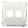 Simon Basic Pokrywa Gniazda Teleinformatycznego Podwójnego 2X Rj Keystone...
