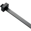 Fastening tie, PA, (L x W) 380 x 7.6 mm, bundle-Ø 100 mm, black, 85 °C, BYB-5-13H1151