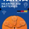 24606101416 Hearing aid battery, zinc air, 7.8x5.35 mm, Aid 13, pack of 6