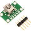 Pololu USB Mini-B Connector Breakout Board