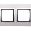 Simon 54 Nature Ramka Podwójna Metal Satynowy Blask Drn2/79