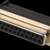 114-25-2-00-00-60 D-SUB socket, 25-pin, for IDC ribbon cable