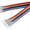 Pololu Ribbon Cable with Pre-Crimped Terminals 10-Color M-M 6