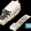 DN-93631-10 Field connector RJ45, Cat.6a STP, 10 pieces