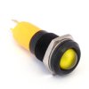 Lampka kontrolna do montażu panelowego 24V c.c., Żółta 14mm LED Chrom Końcówka lutownicza CML Innovative Technologies