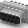 D-Sub socket, 9 pole, standard, equipped, straight, solder pin, 3-1393483-8
