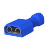 TE Connectivity Konektor płaski Ultra-Fast 250 Żeńskie Niebieski 6.35 x 0.81 mm długość 21.75mm Izolacja: Izolowane Cyna