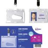 Avery-Zweckform 4826 Etui na identyfikator (S x W) 85 mm x 54 mm 25 szt.