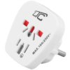 Adapter Podróżny Europa Z Gniazda Uniwersalnego Na Wtyk Typu E.