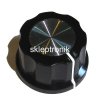 Gałka potencjometru GBC24 24mm na oś 6mm czarna