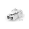 TE Connectivity 2408780-2 Plug Housing 2P White 6.2 Pitch Inner Lock Shrouded