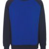 Sweter, 50570, Unisex, S, Niebieski, Poliester, Bawełna