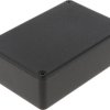 Aluminum die cast enclosure, (L x W x H) 116 x 77 x 38 mm, black (RAL 9005), IP54, 1590B3BK