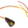 Lampka sygnalizacyjna 10mm żółta 12-24V AC/DC KLP 10Y/24V 84410004