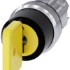 Siemens 3SU10504JP310AA0 3SU1050-4JP31-0AA0 Przełącznik kluczykowy 2 x 45 ° IP66, IP67, IP69/IP69K 1 szt.
