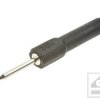 Adapter 26.470.2;Amass;czarny;51mm; igła 2mm/gniazdo bananowe 4mm;10A;