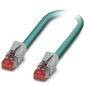 kabel LAN Phoenix Contact 1408952, 1 szt., RJ45, S/FTP, 5.00 m, niebieski